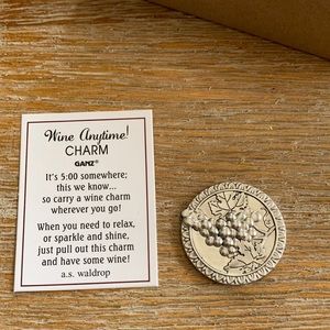 NWT Wine anytime charm